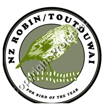 NZ Robin / Toutouwai BFF in the bush Polo  Design
